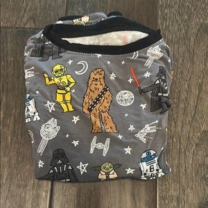 Little Sleepies Star Wars Kids Pajama Set - Gray, Yellow, Brown